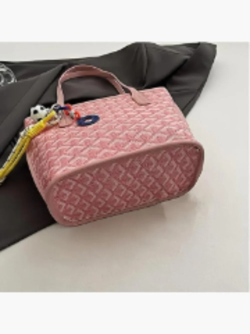 Women's Faux Leather Tote Handbag Large Capacity Shoulder Bag Seamless